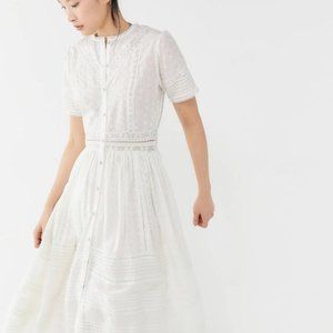 NWT URBAN OUTFITTERS IVORY COTTON DRESS